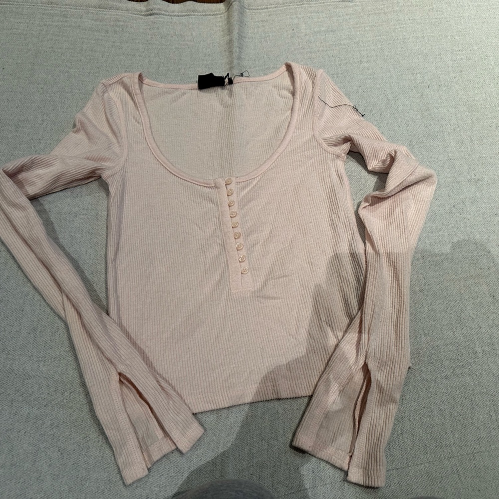 Urban outfitters pink long sleeve